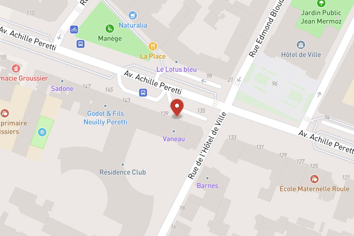 Plan de situation — 137 Avenue Achille Peretti