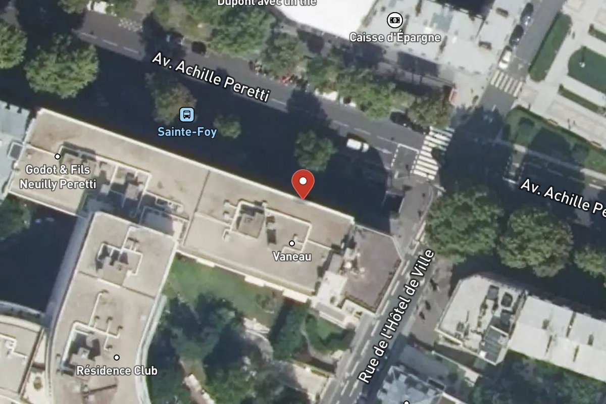 Vue satellite — 137 Avenue Achille Peretti