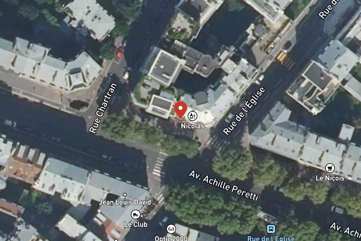 Vue satellite — 138 Avenue Achille Peretti