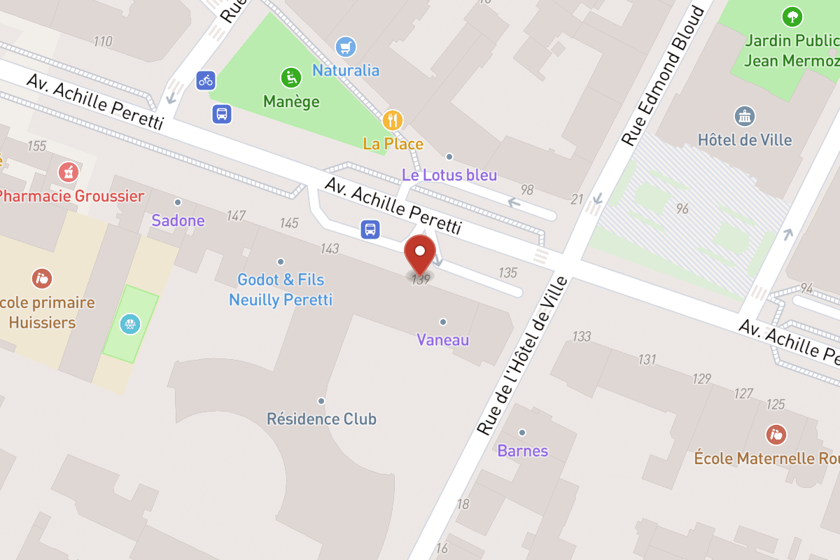 Plan de situation — 139 Avenue Achille Peretti
