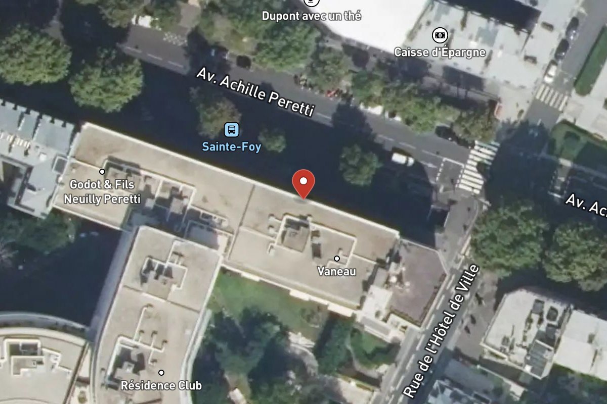Vue satellite — 139 Avenue Achille Peretti