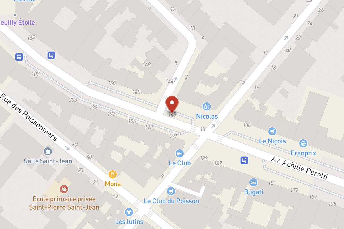 Plan de situation — 140 Avenue Achille Peretti