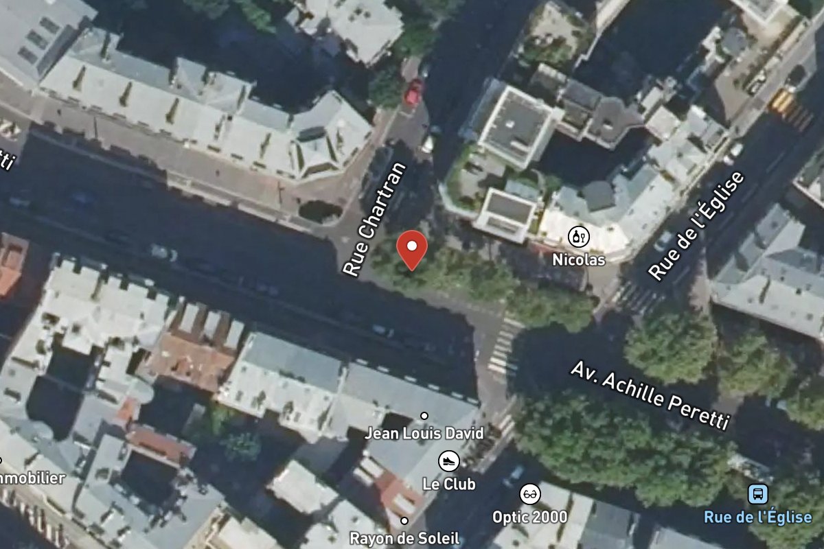 Vue satellite — 140 Avenue Achille Peretti
