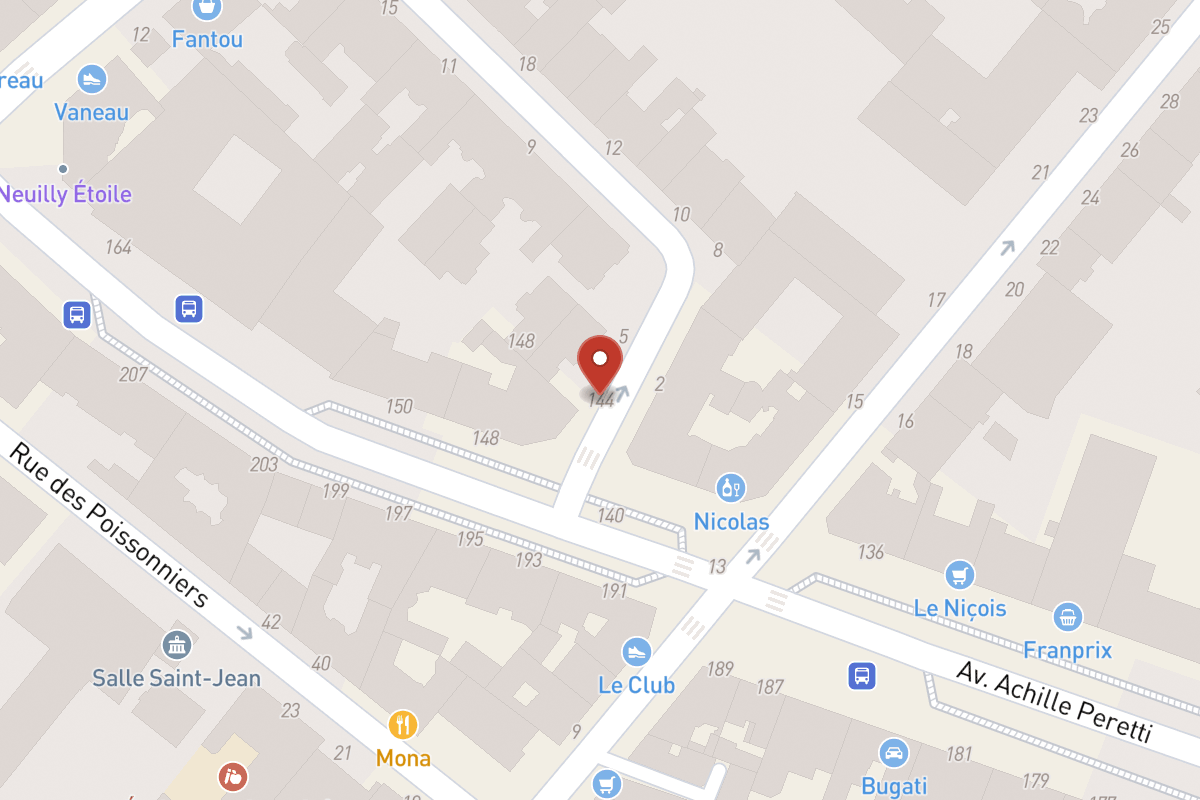 Plan de situation — 144 Avenue Achille Peretti