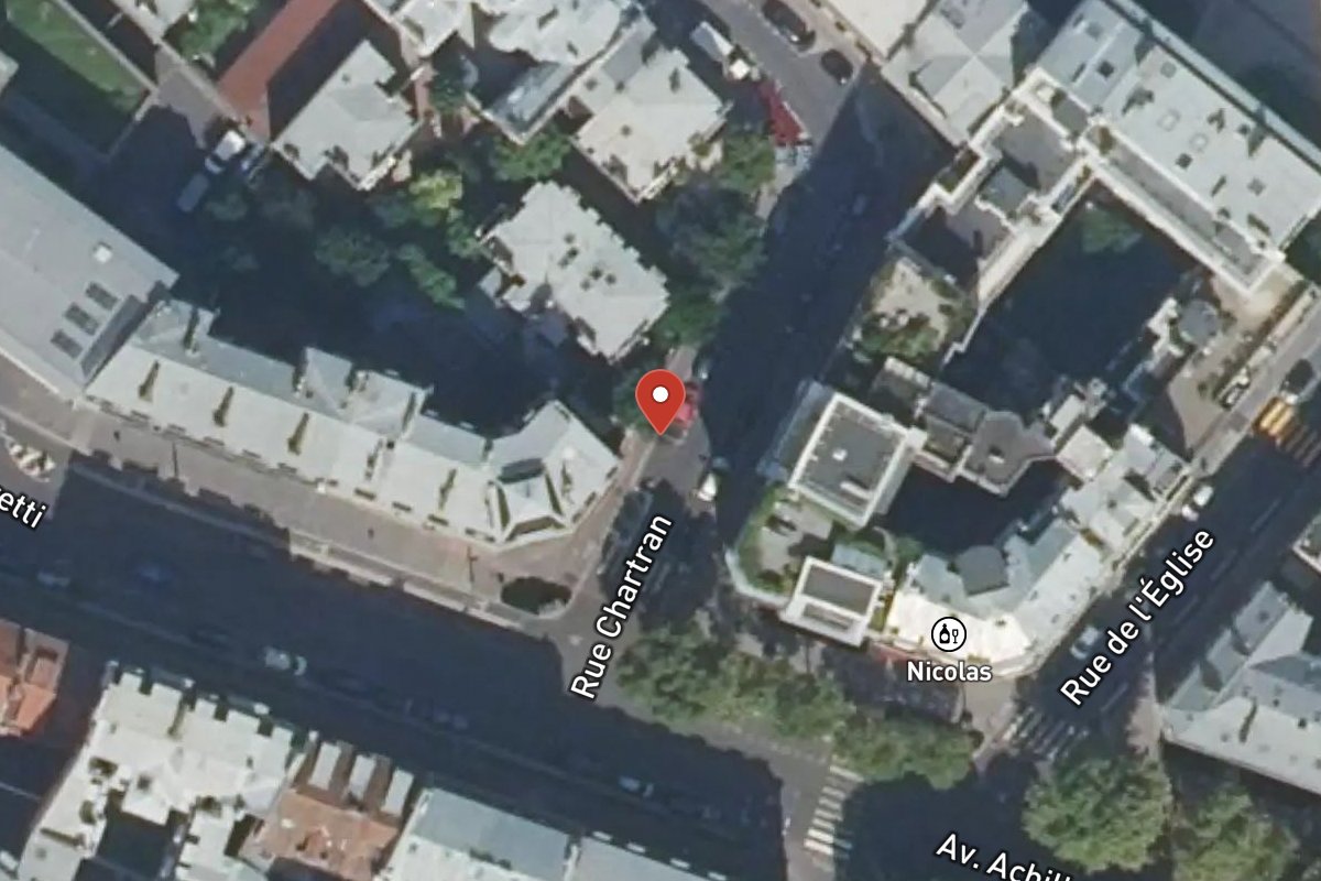 Vue satellite — 144 Avenue Achille Peretti