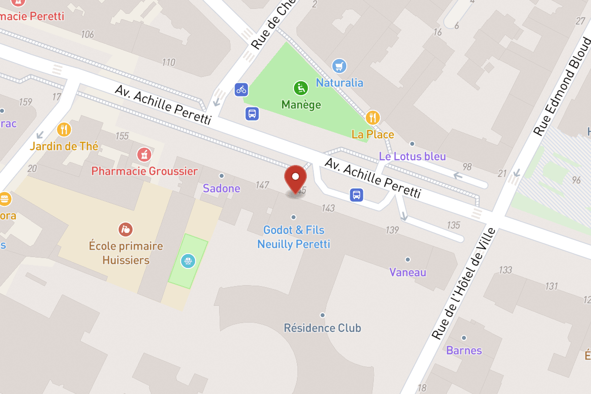 Plan de situation — 145 Avenue Achille Peretti