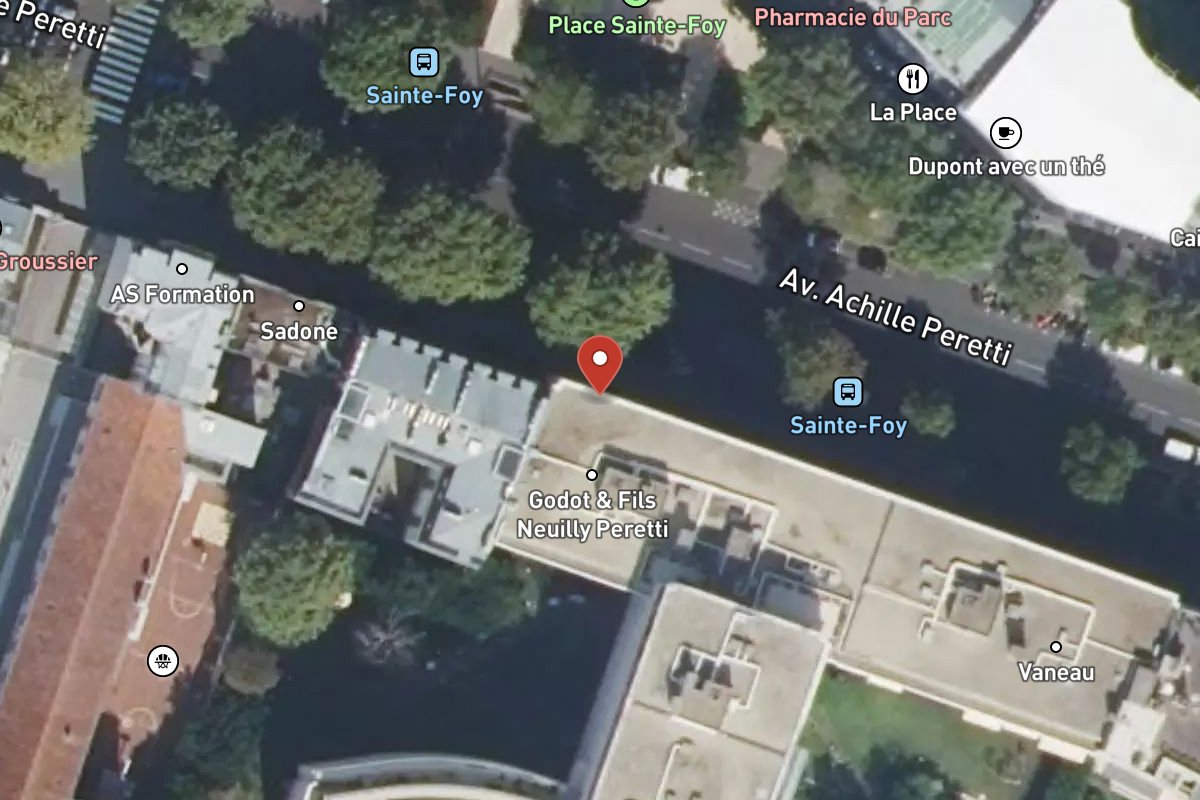 Vue satellite — 145 Avenue Achille Peretti