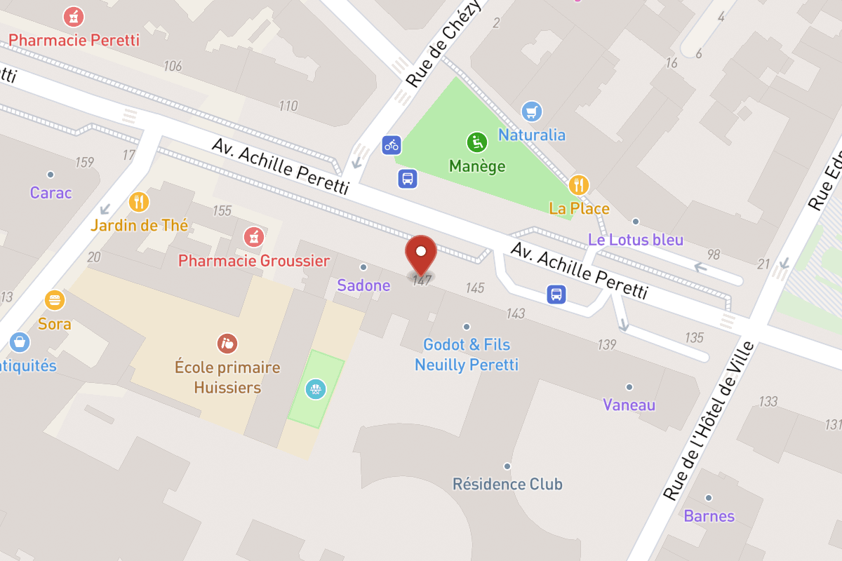 Plan de situation — 147 Avenue Achille Peretti
