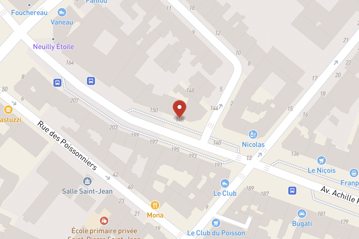 Plan de situation — 148 Avenue Achille Peretti