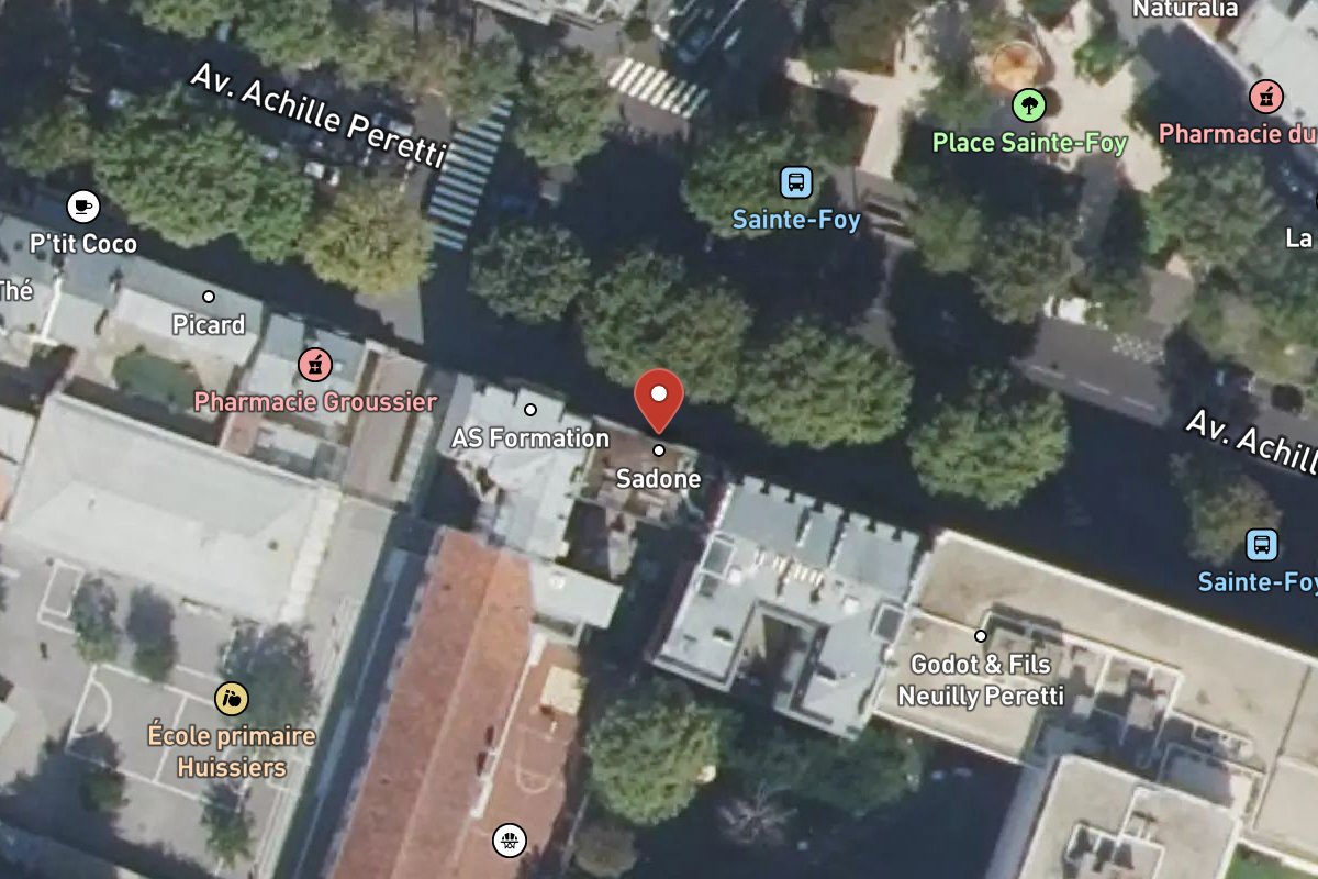Vue satellite — 149 Avenue Achille Peretti