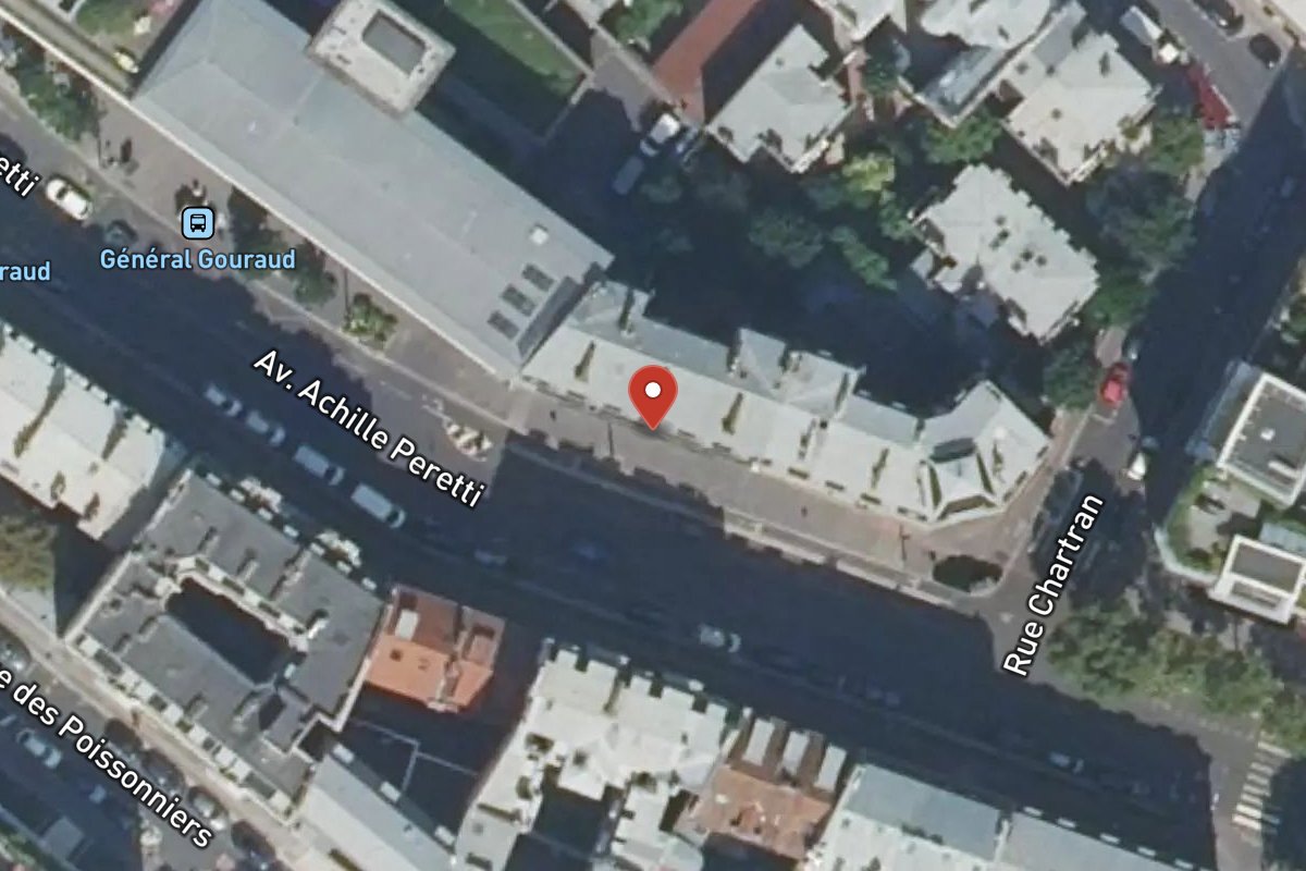 Vue satellite — 150 Avenue Achille Peretti