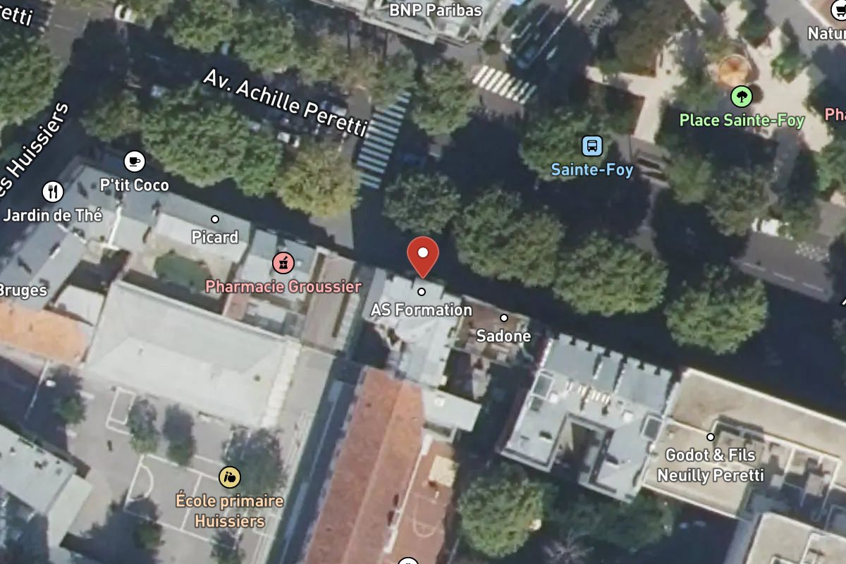 Vue satellite — 151 Avenue Achille Peretti
