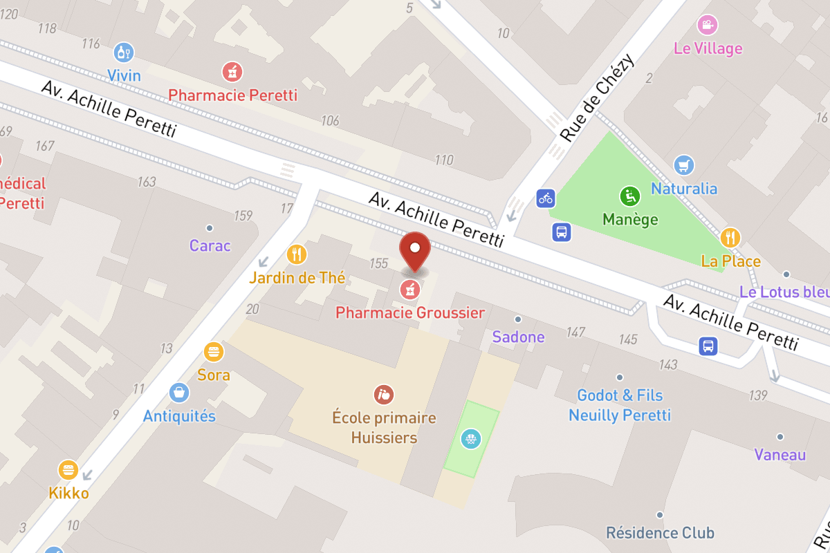 Plan de situation — 153 Avenue Achille Peretti