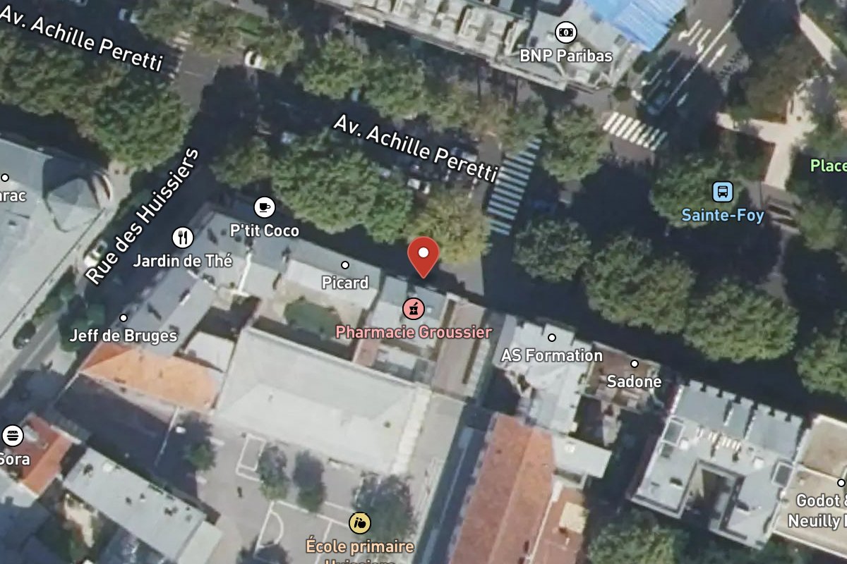 Vue satellite — 153 Avenue Achille Peretti