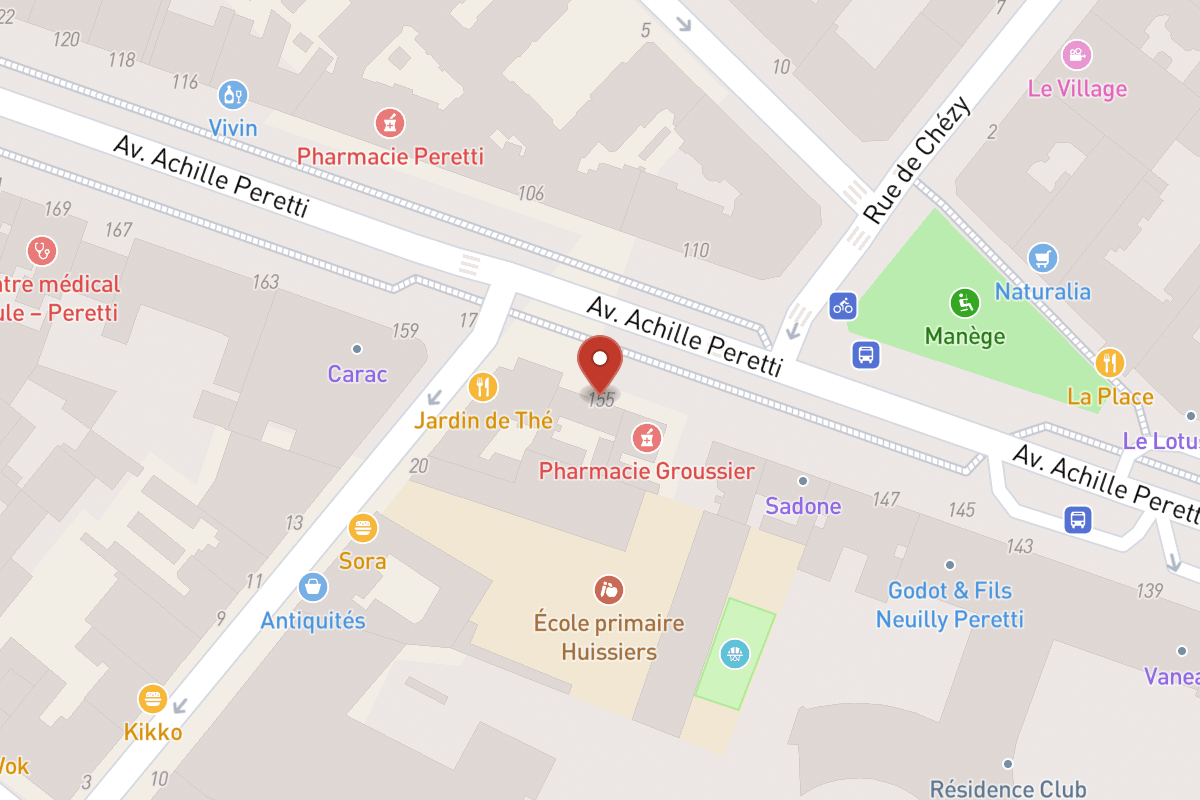 Plan de situation — 155 Avenue Achille Peretti