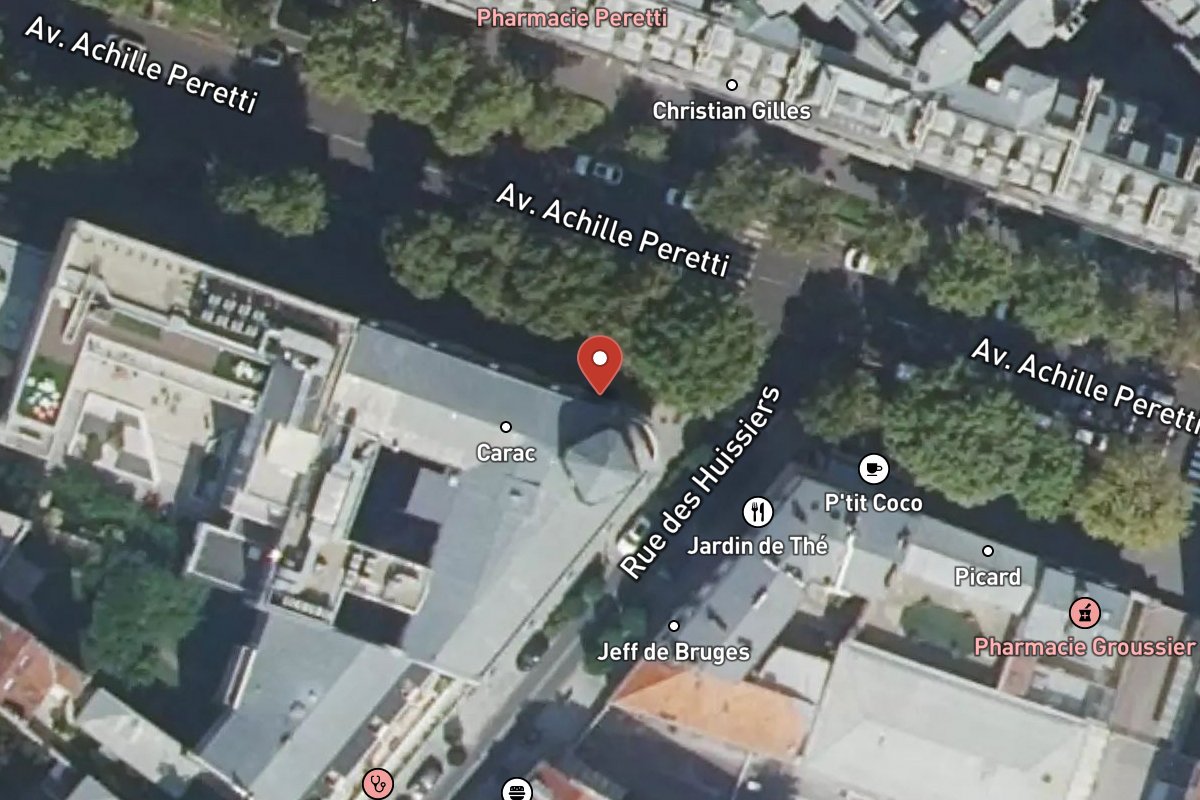Vue satellite — 159 Avenue Achille Peretti