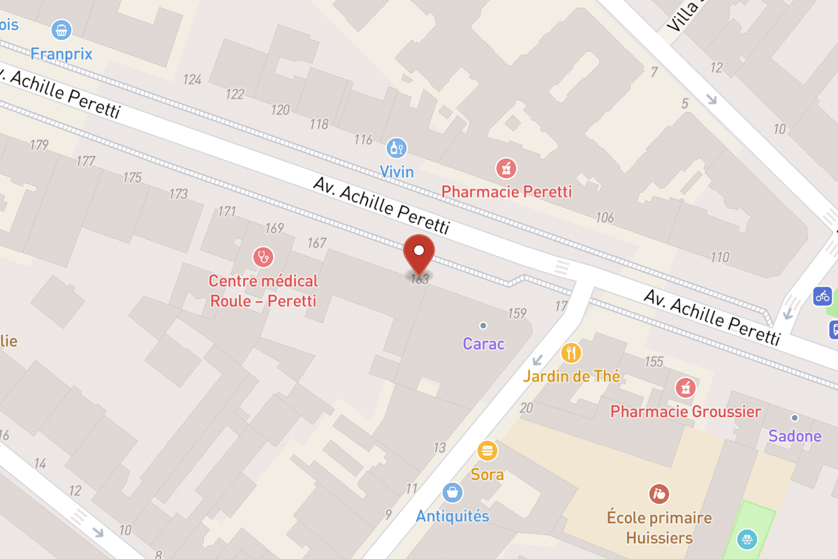 Plan de situation — 163 Avenue Achille Peretti