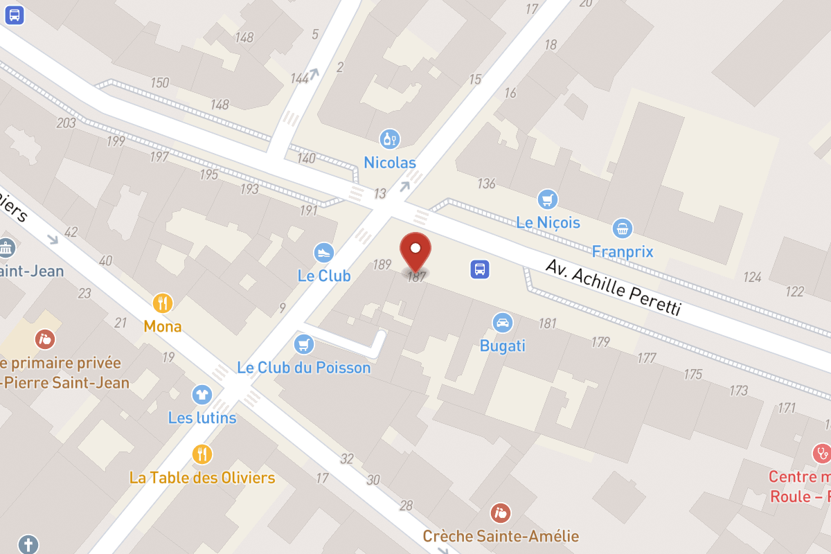 Plan de situation — 187 Avenue Achille Peretti
