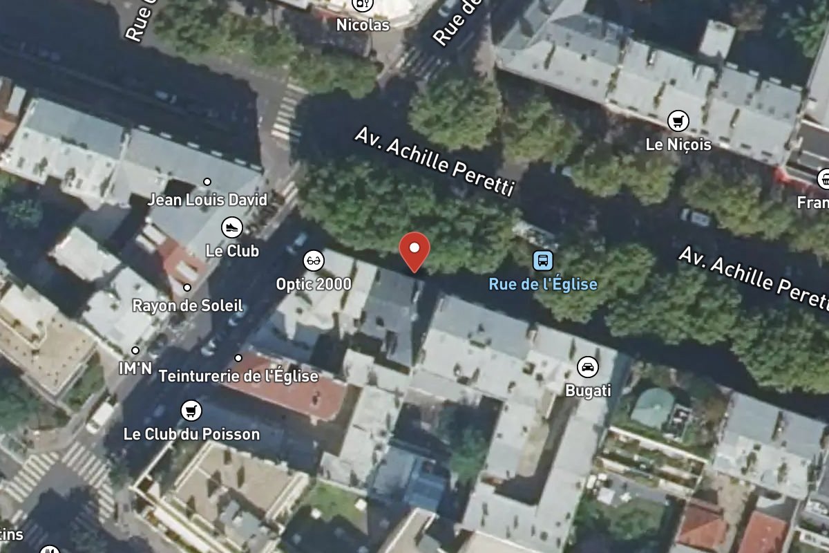Vue satellite — 187 Avenue Achille Peretti