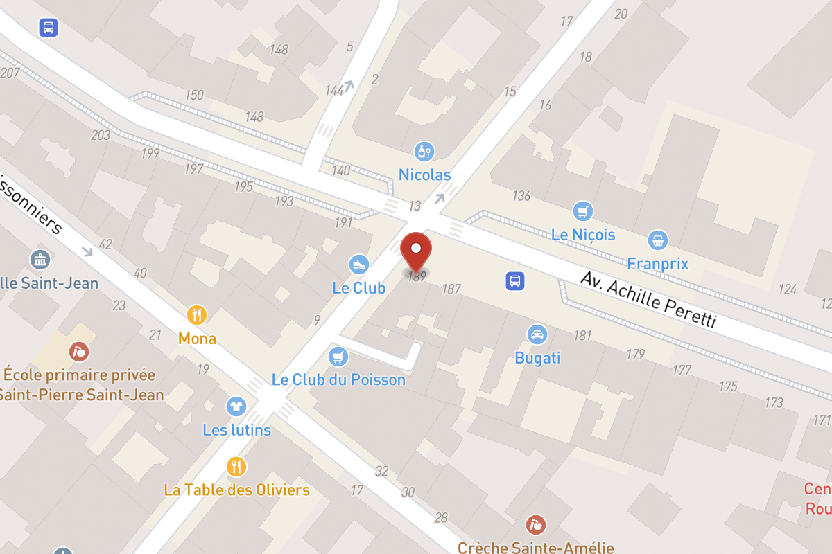 Plan de situation — 189 Avenue Achille Peretti