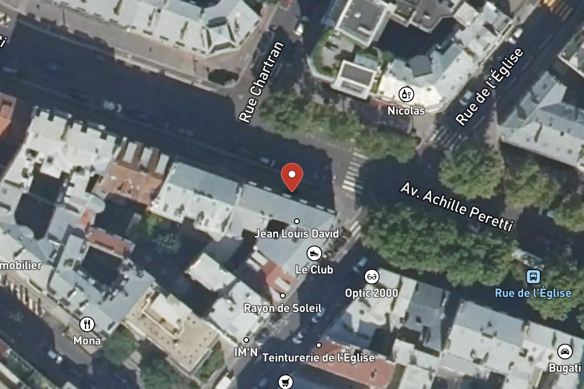 Vue satellite — 191 Avenue Achille Peretti