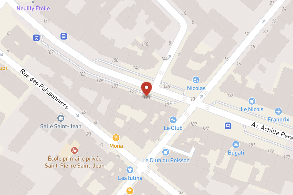 Plan de situation — 193 Avenue Achille Peretti
