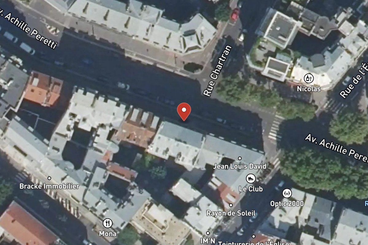 Vue satellite — 193 Avenue Achille Peretti