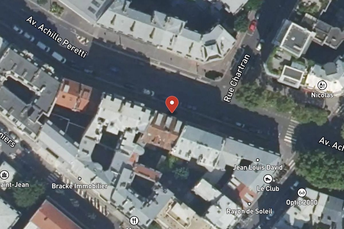 Vue satellite — 195 Avenue Achille Peretti