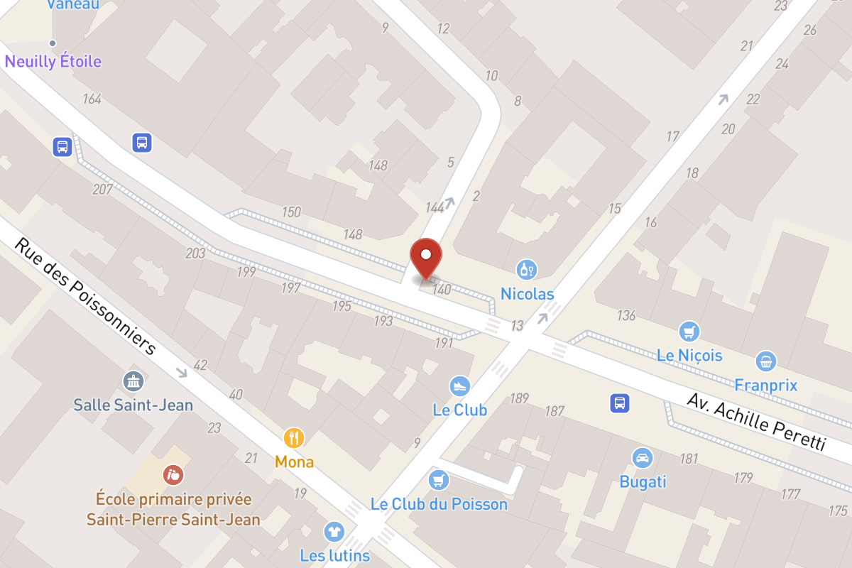 Plan de situation — 196 Avenue Achille Peretti