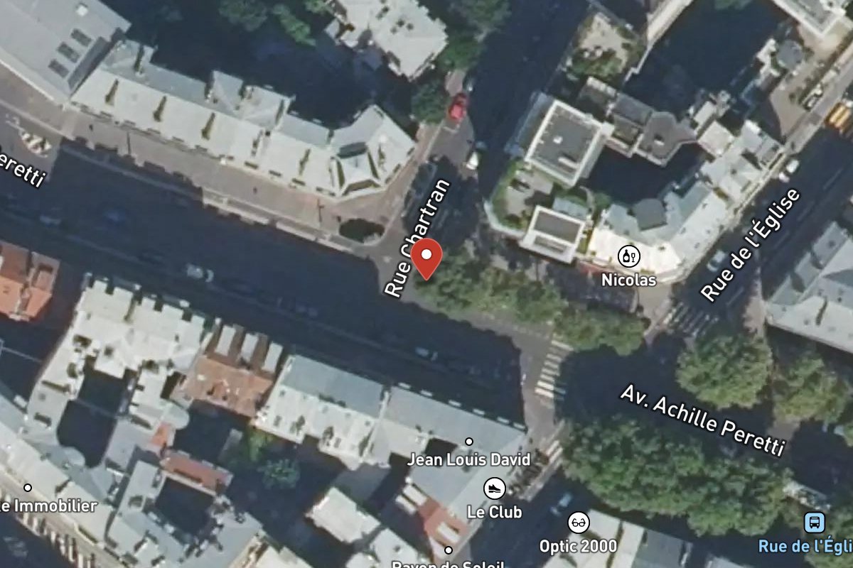 Vue satellite — 196 Avenue Achille Peretti