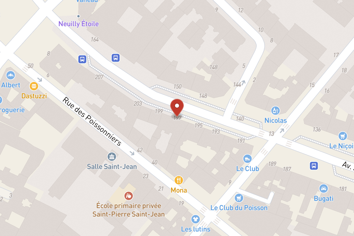 Plan de situation — 197 Avenue Achille Peretti