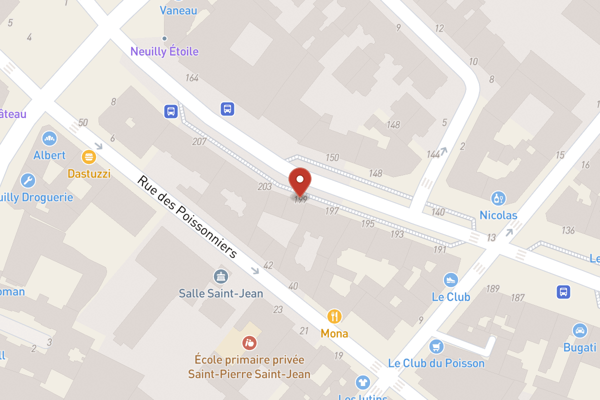 Plan de situation — 199 Avenue Achille Peretti