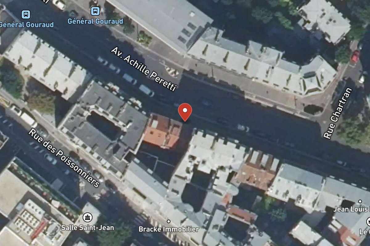 Vue satellite — 199 Avenue Achille Peretti