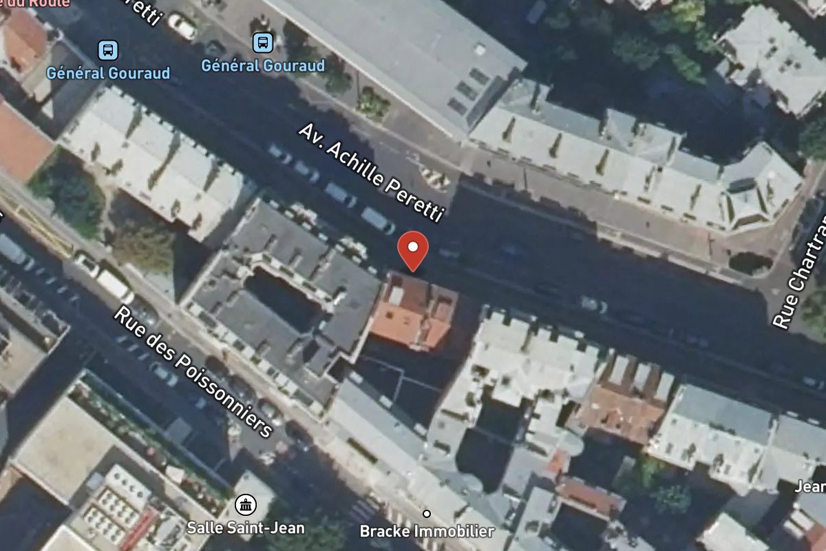 Vue satellite — 201 Avenue Achille Peretti