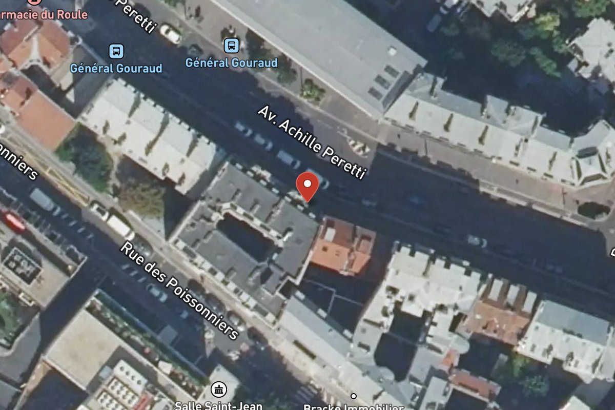 Vue satellite — 203 Avenue Achille Peretti