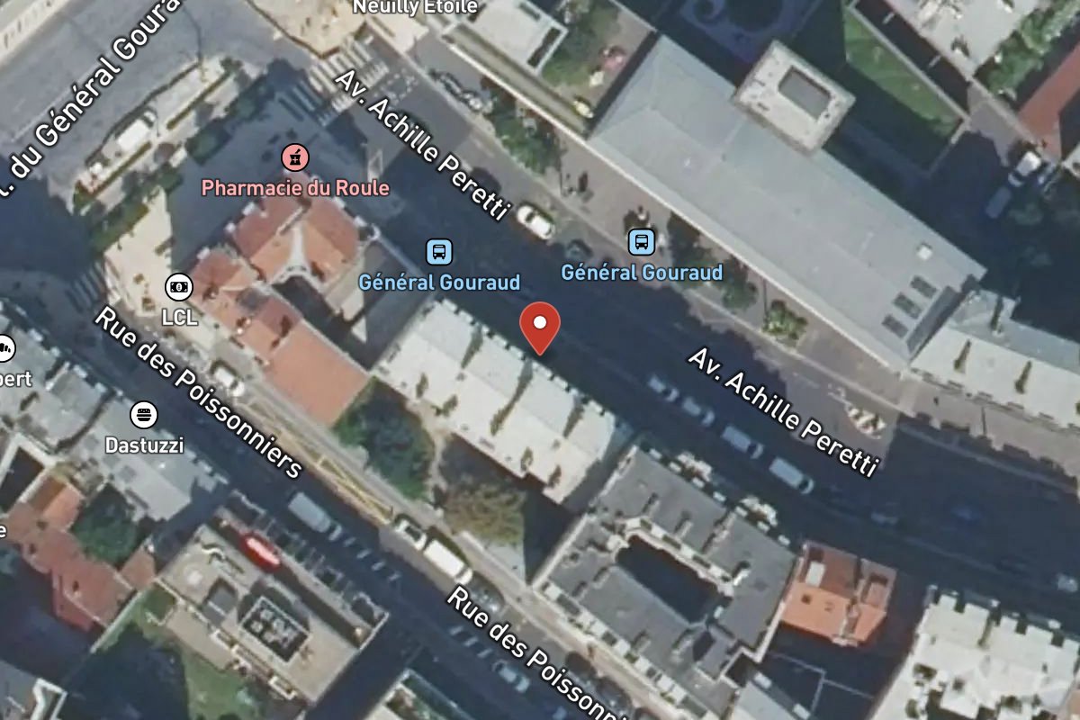Vue satellite — 207 Avenue Achille Peretti