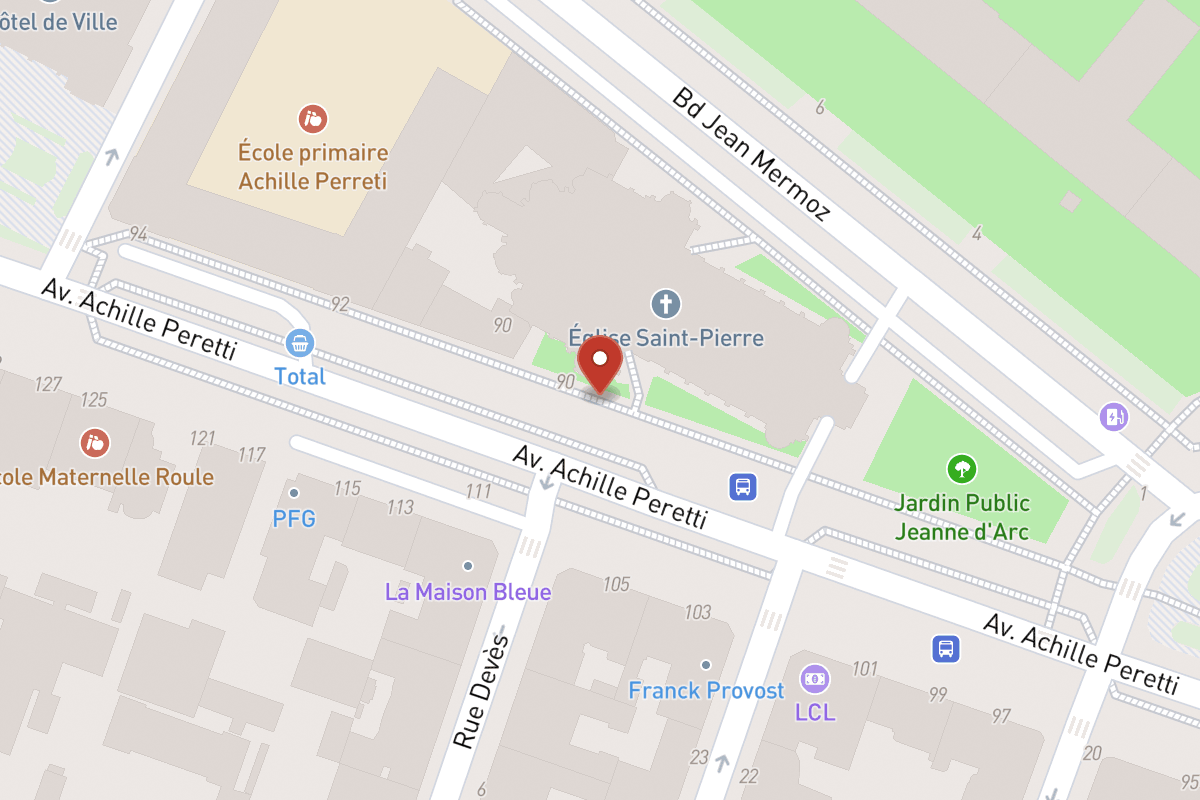 Plan de situation — 90BIS Avenue Achille Peretti