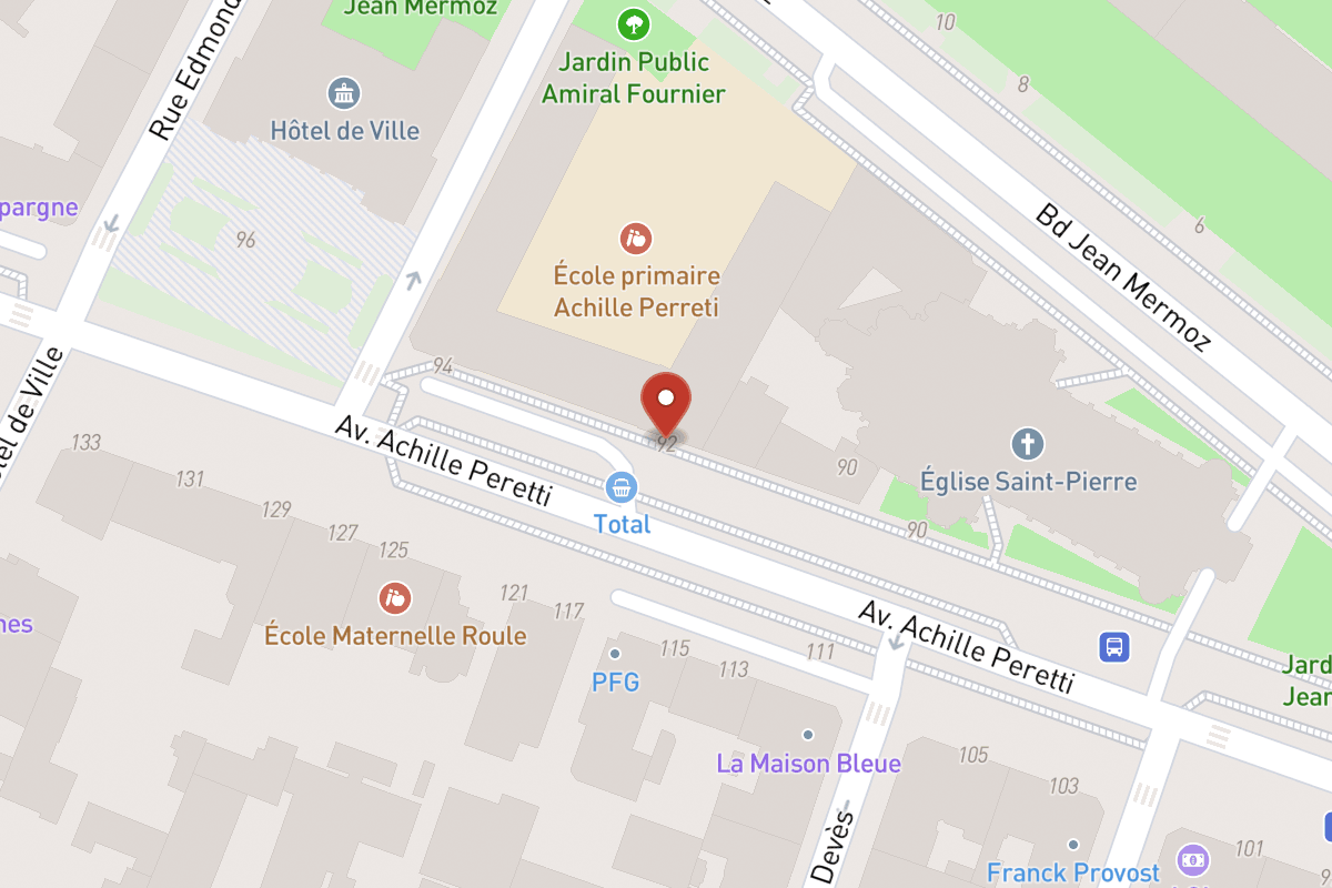 Plan de situation — 92 Avenue Achille Peretti