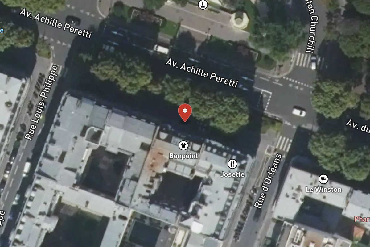 Vue satellite — 93BIS Avenue Achille Peretti