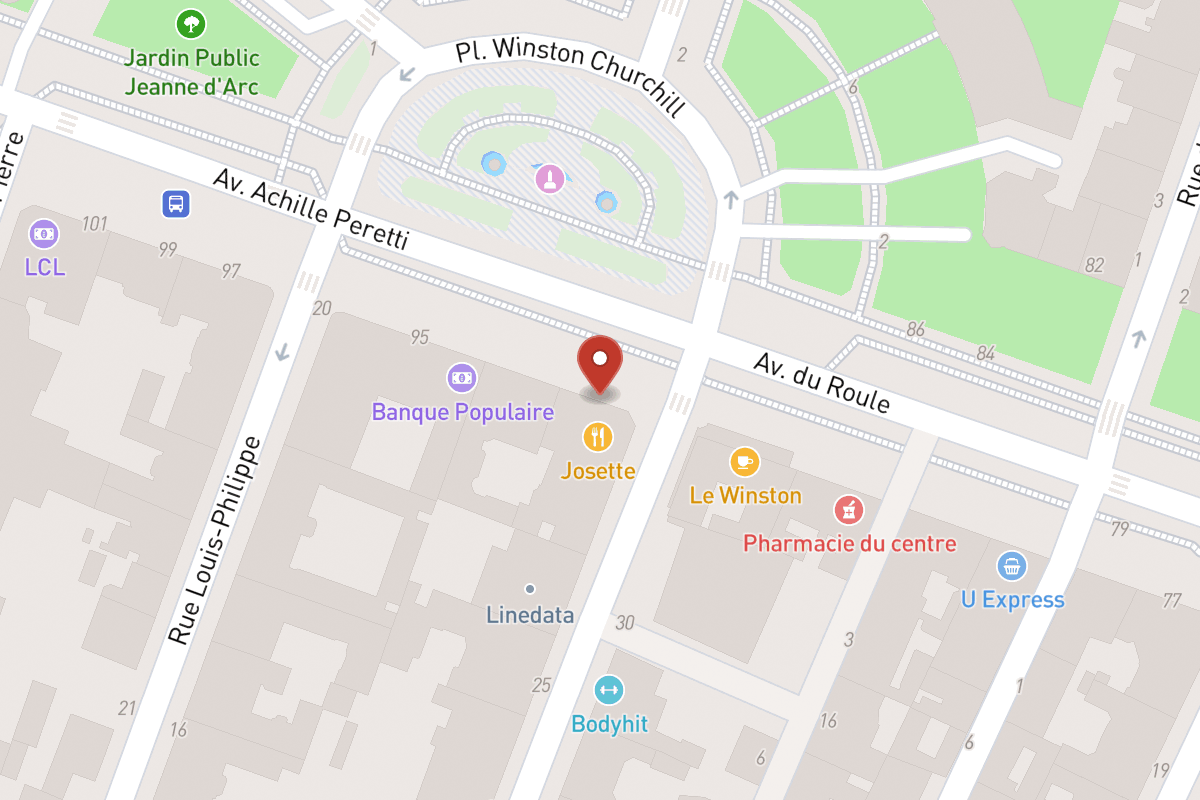 Plan de situation — 93 Avenue Achille Peretti