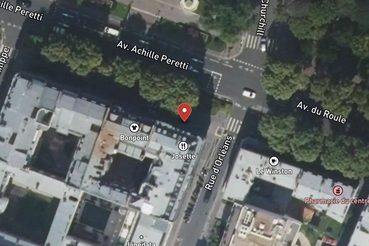 Vue satellite — 93 Avenue Achille Peretti
