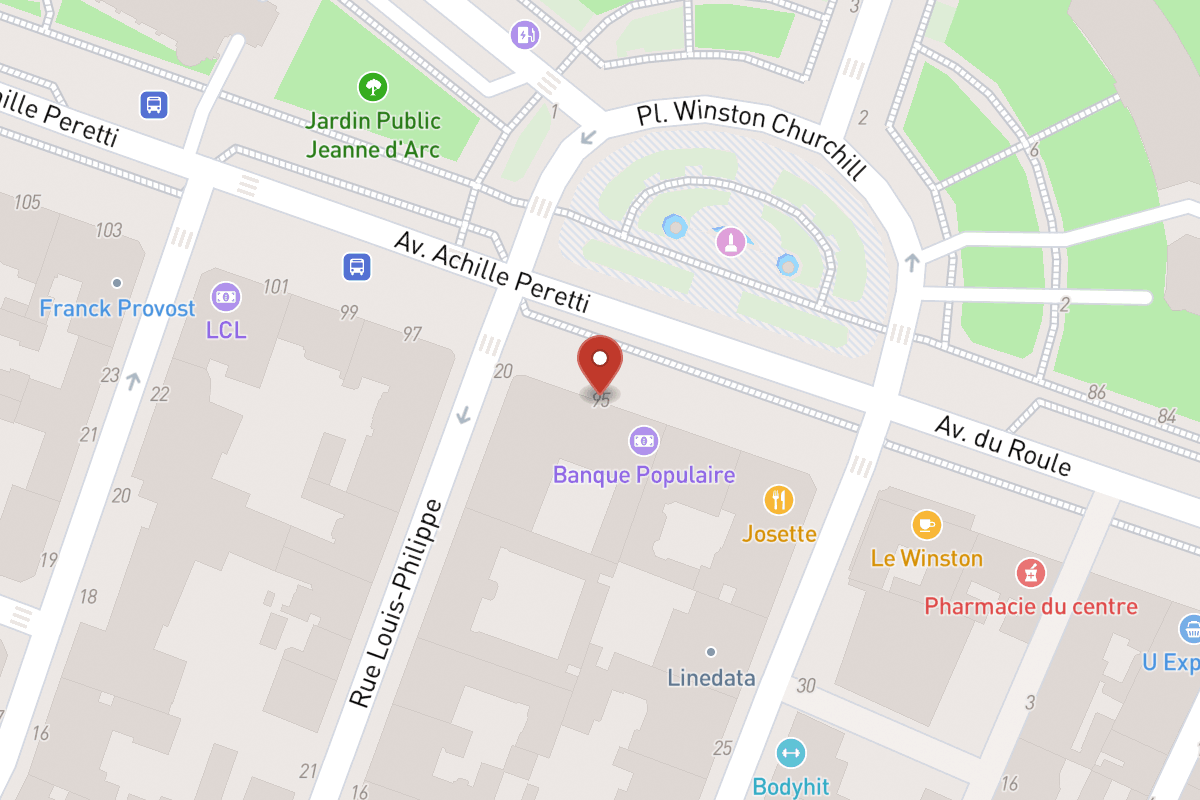 Plan de situation — 95 Avenue Achille Peretti