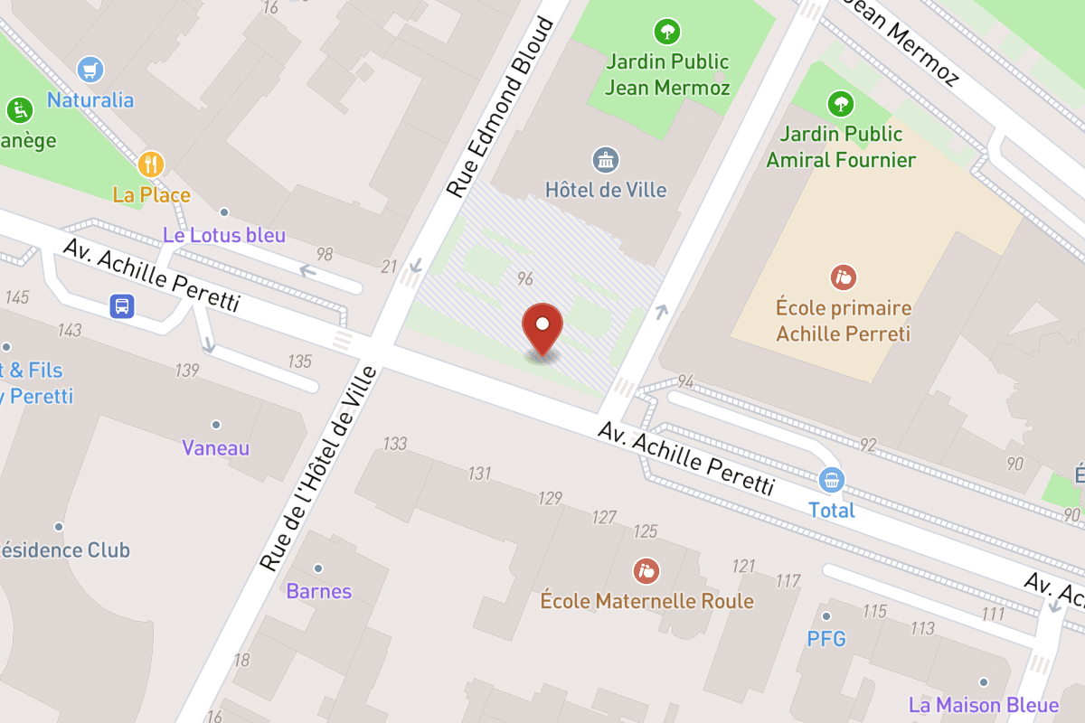 Plan de situation — 96BIS Avenue Achille Peretti