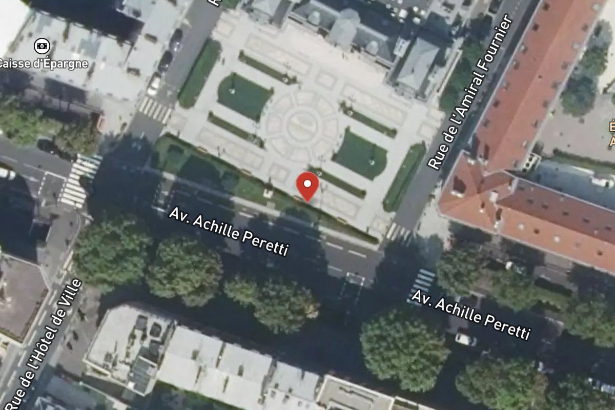 Vue satellite — 96BIS Avenue Achille Peretti
