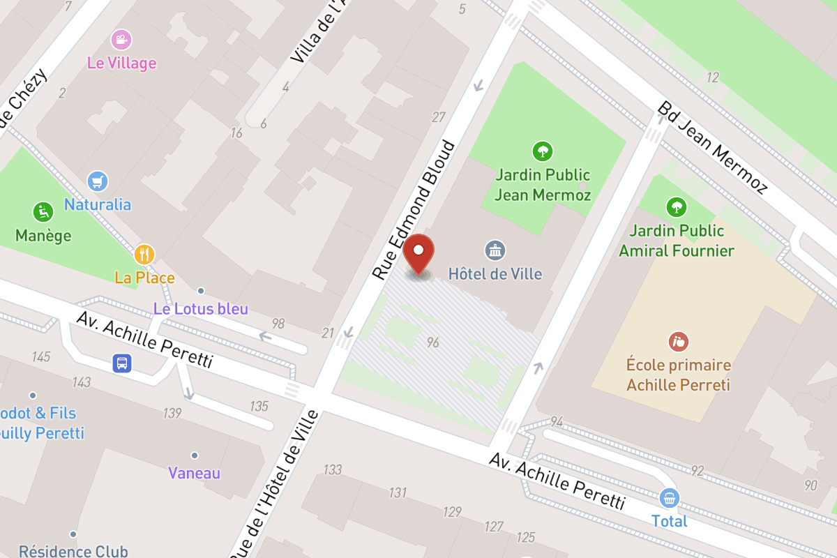 Plan de situation — 96 Avenue Achille Peretti