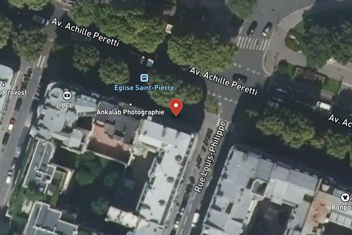 Vue satellite — 97 Avenue Achille Peretti