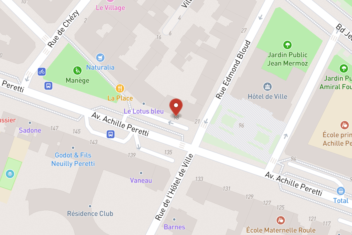 Plan de situation — 98 Avenue Achille Peretti