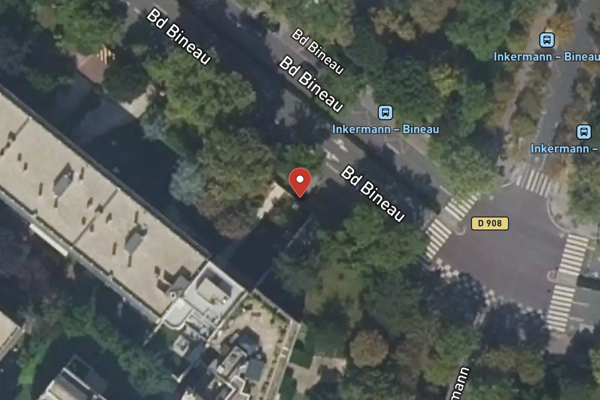 Vue satellite — 105 Avenue Bineau