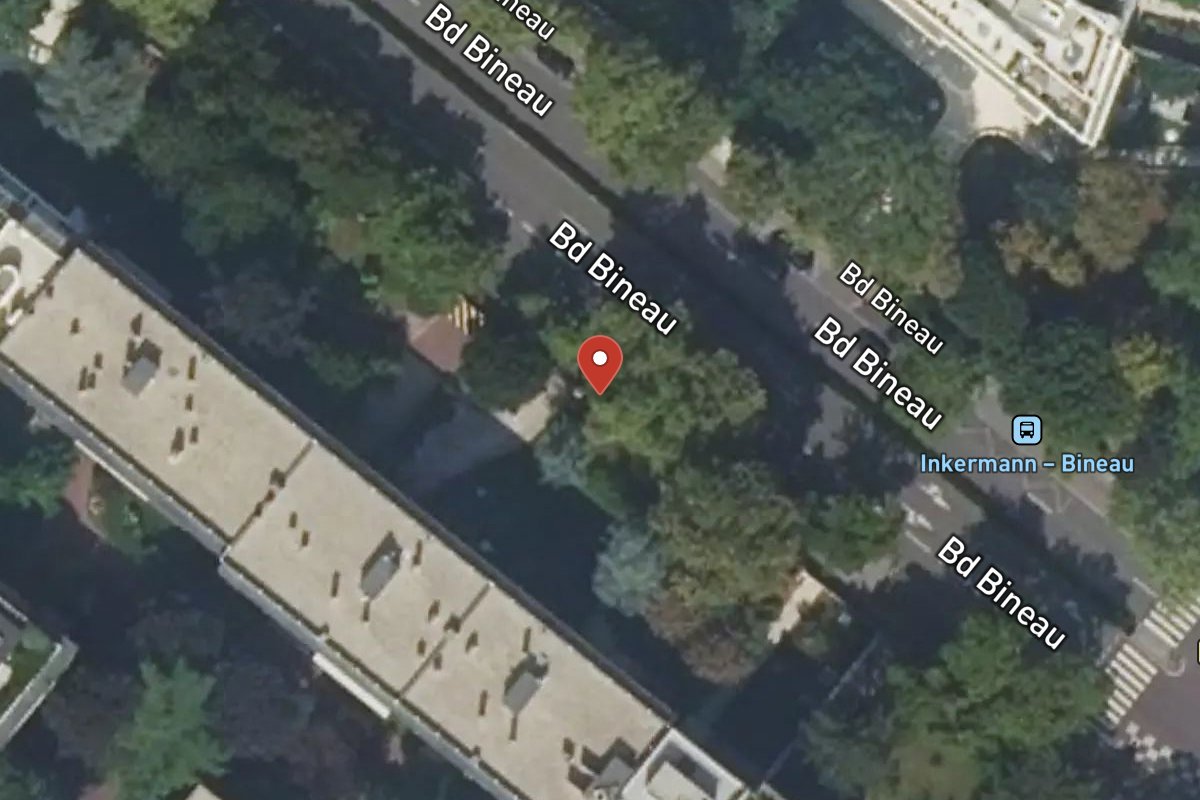 Vue satellite — 109 Avenue Bineau