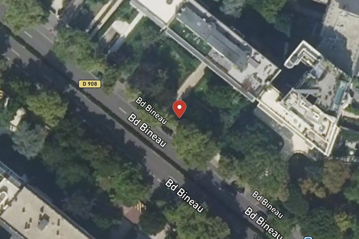 Vue satellite — 110 Avenue Bineau
